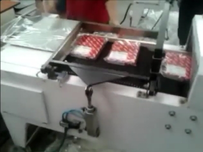 L Cut Semi Automatic Tunnel Shrink Machine