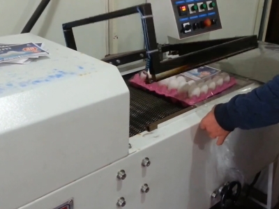 Semi-Automatic Tunnel L Cut Egg Packaging